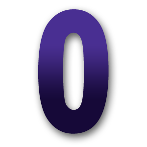 Number 0 PNG