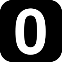 number 0 PNG