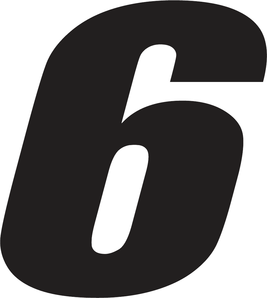 Número 6 PNG