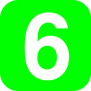 Number 6 PNG