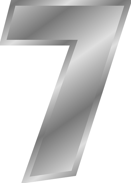 number 7 PNG