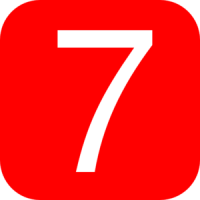 number 7 PNG