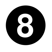 number 8 PNG