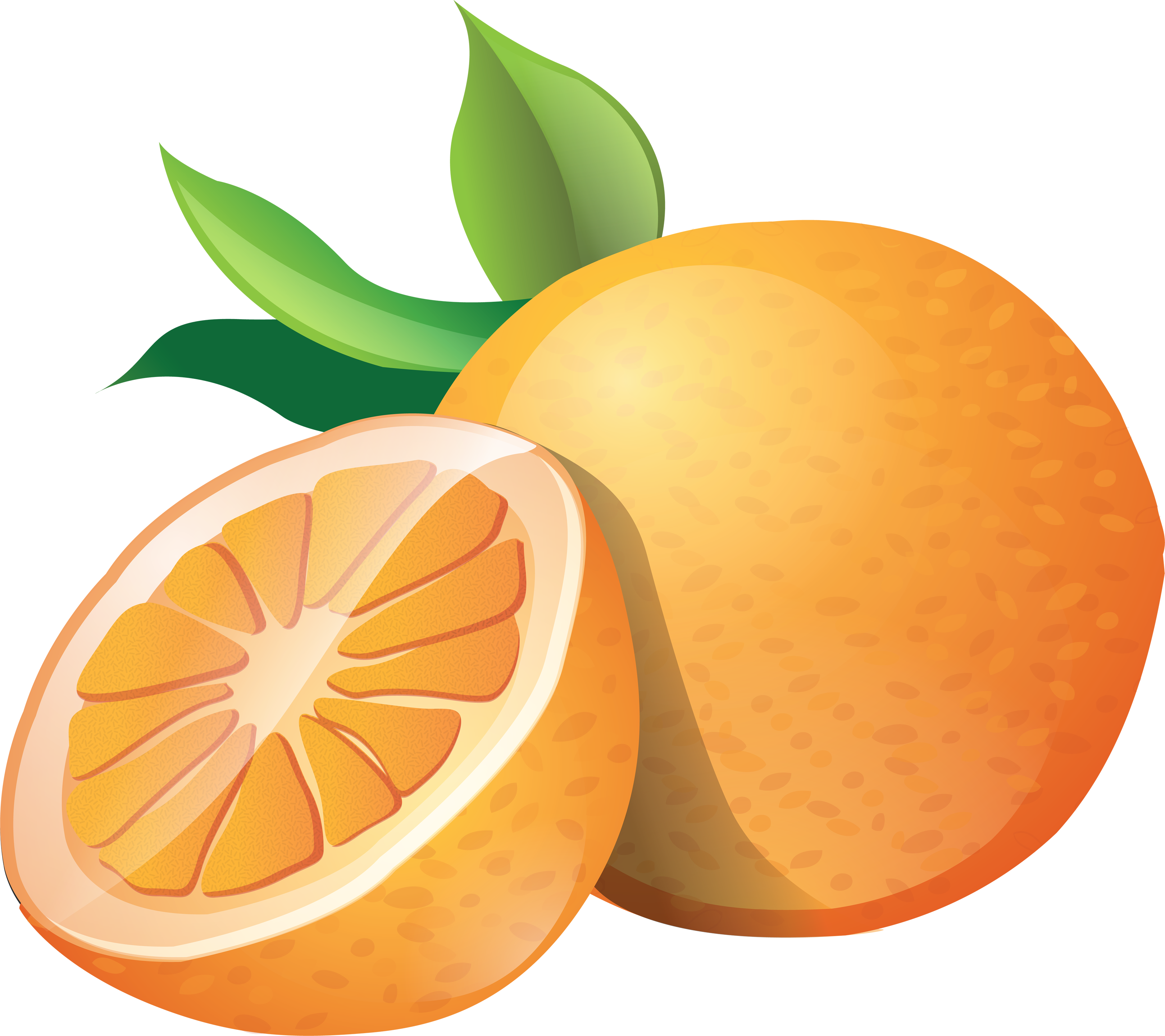Orange drawing PNG image