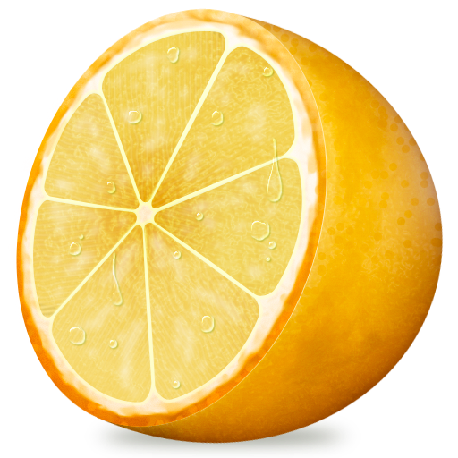 Half of orange PNG image