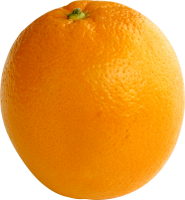 big ripe orange PNG image