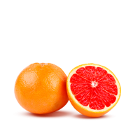 red cutted oranges PNG image