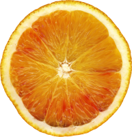 Cut orange PNG
