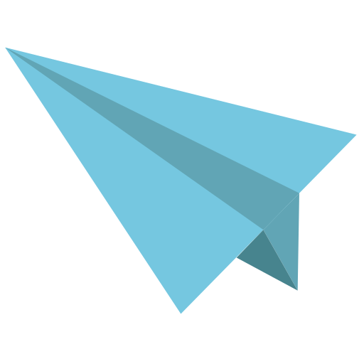 Avion de papel PNG