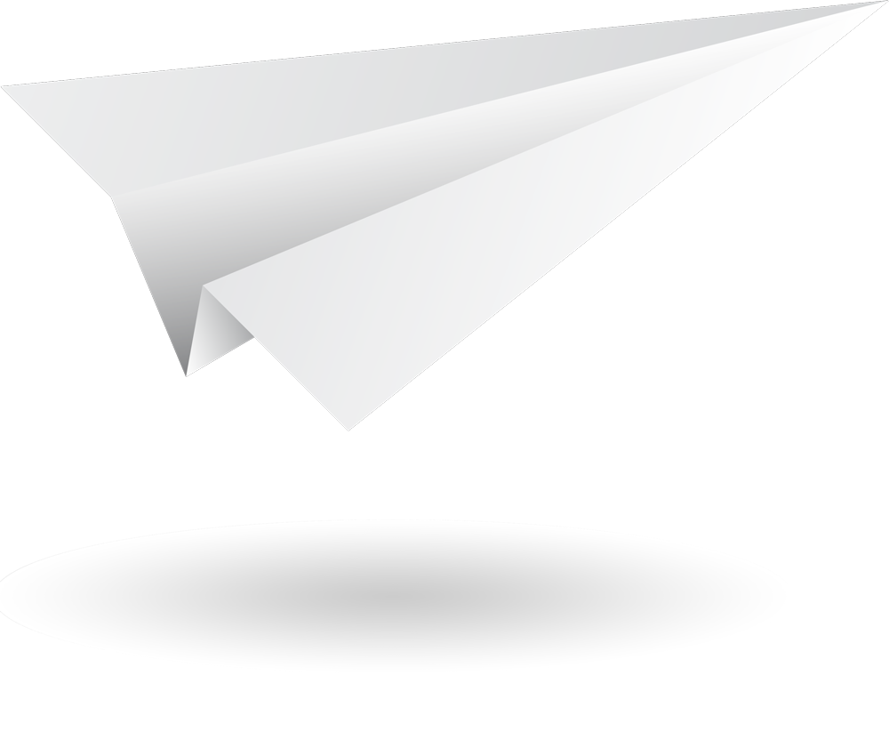 Avion de papel PNG