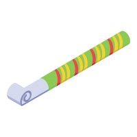 Party horn PNG