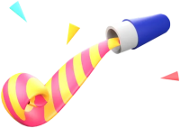 Party horn PNG