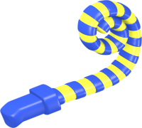 Party horn PNG