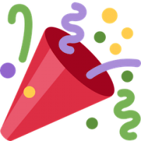 Party popper PNG