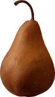 Brown pear PNG image