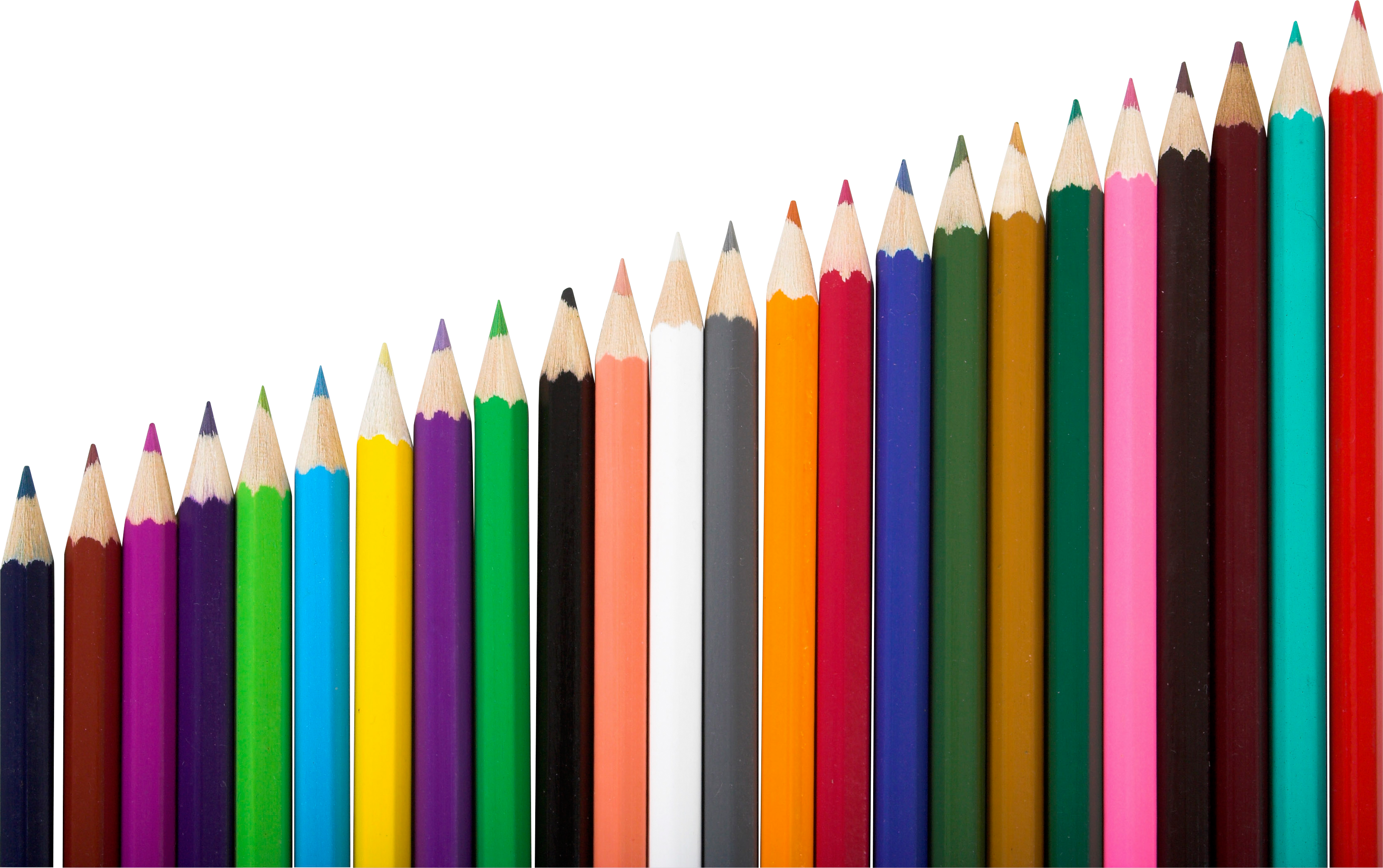 Colorful pencils PNG image