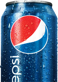 Pepsi metal can PNG image