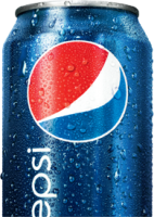 Pepsi metal can PNG image