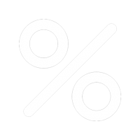 white percent % PNG