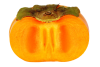 Persimmon cutted PNG image
