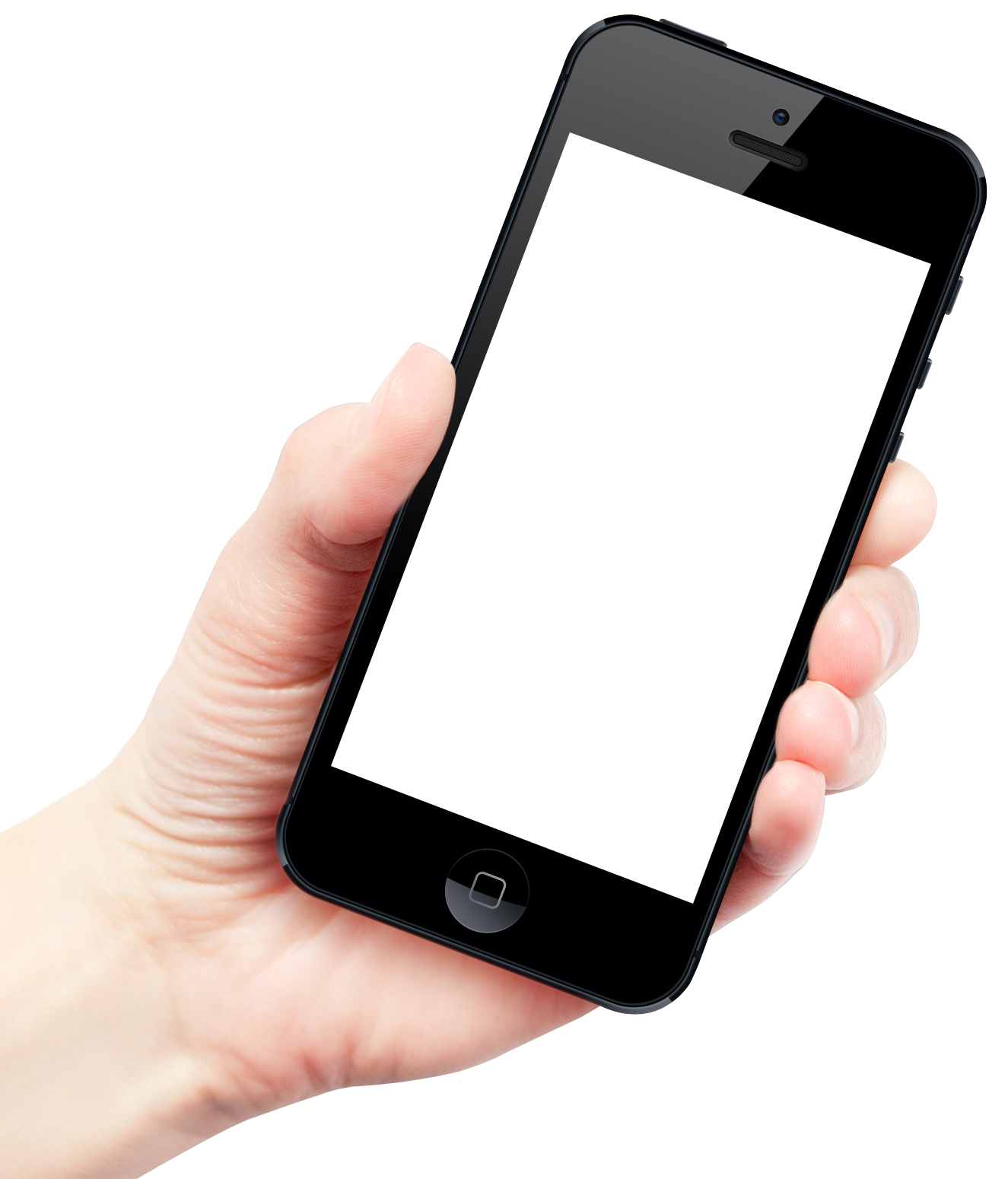 Phone in hand PNG