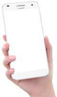 Phone in hand PNG