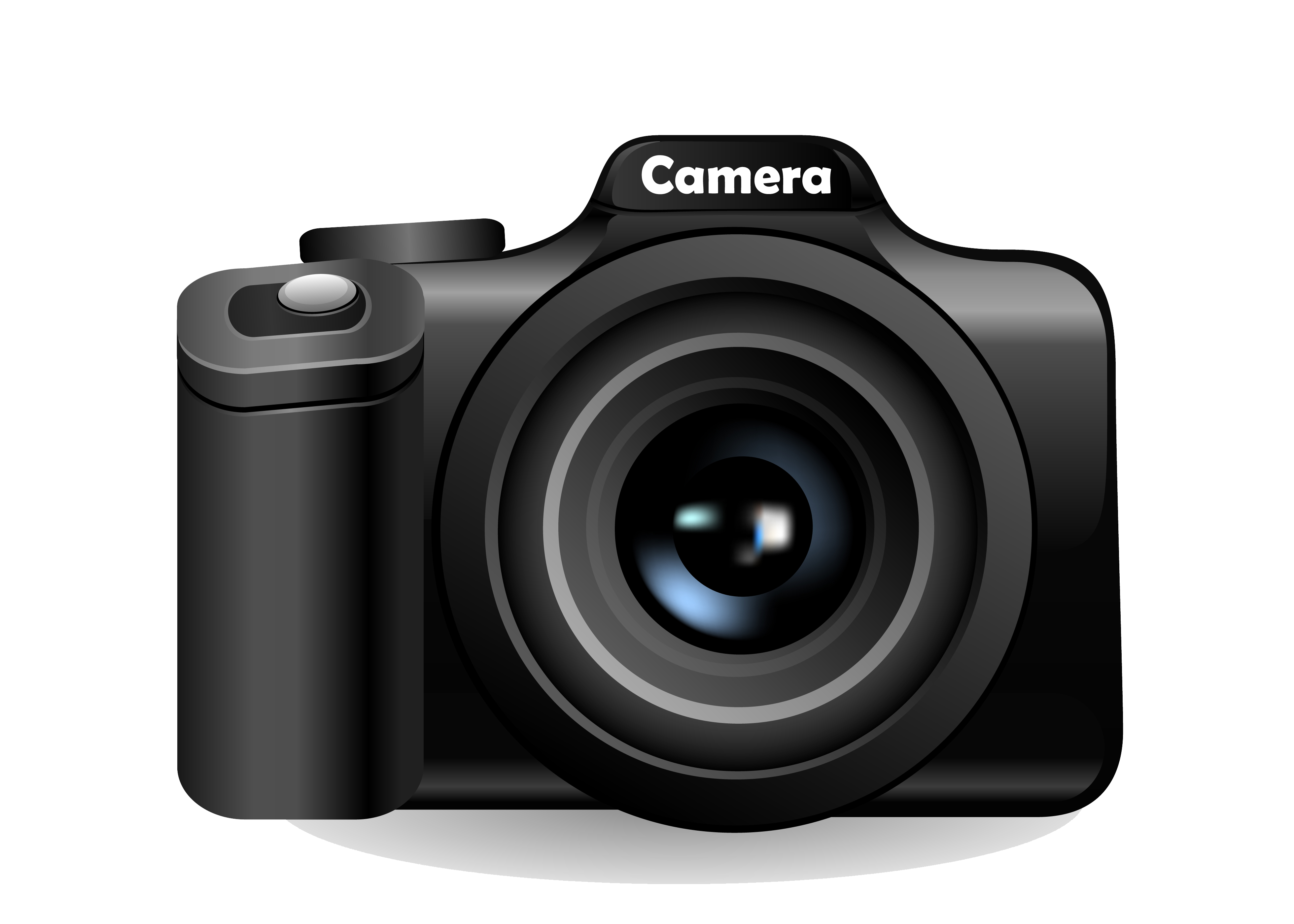 Photo camera PNG transparent image download, size: 3919x2800px