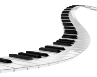 Piano keys PNG transparent image