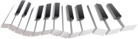 Piano keys image PNG