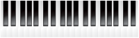 Клавиши пианино PNG