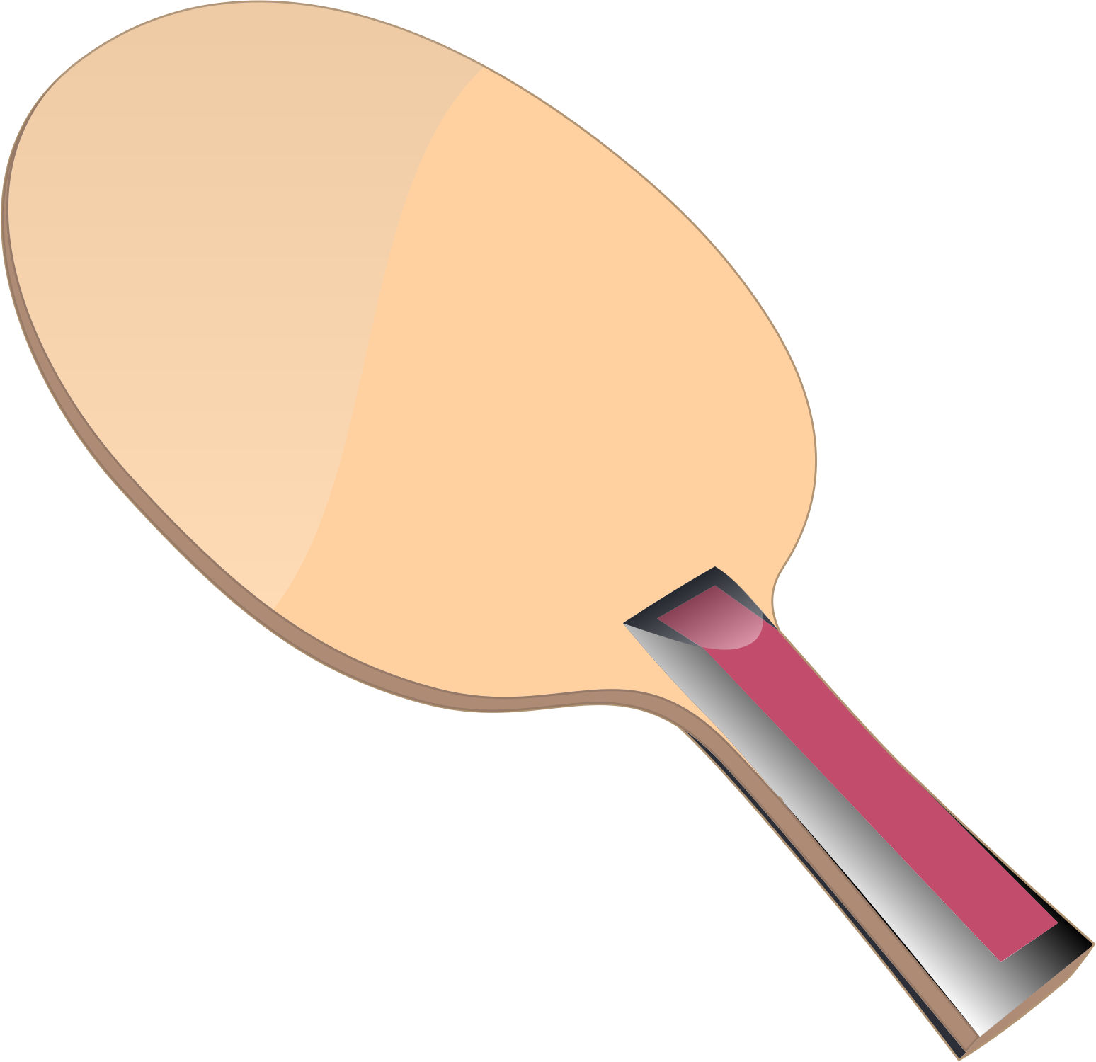 Ping Pong racket PNG image