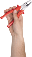 Plier in hand PNG image