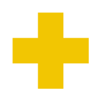 yellow plus PNG