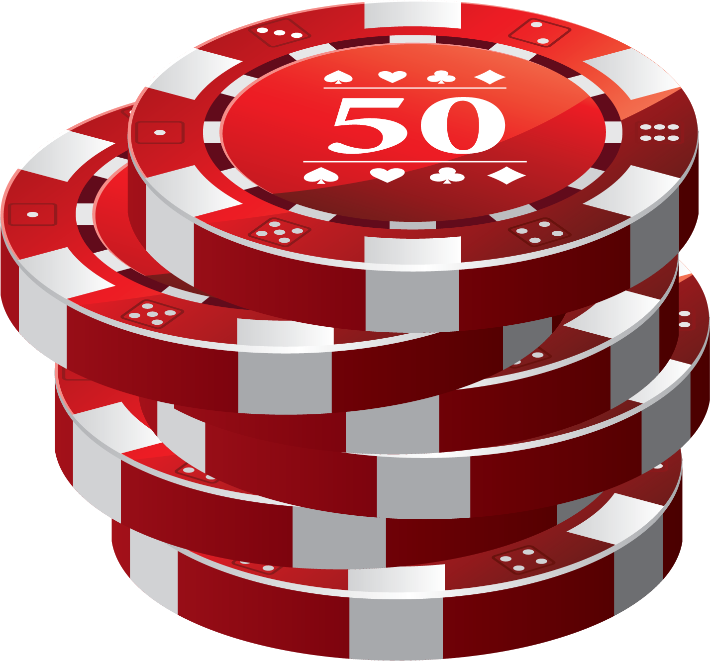 Poker chips PNG