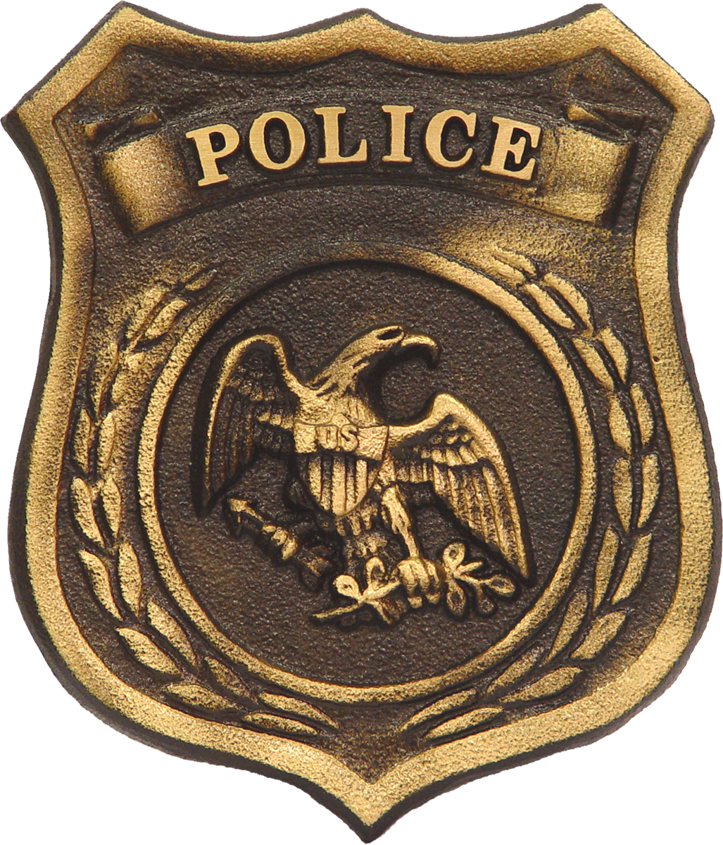 Police badge PNG.