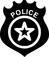 Полицейский значок PNG