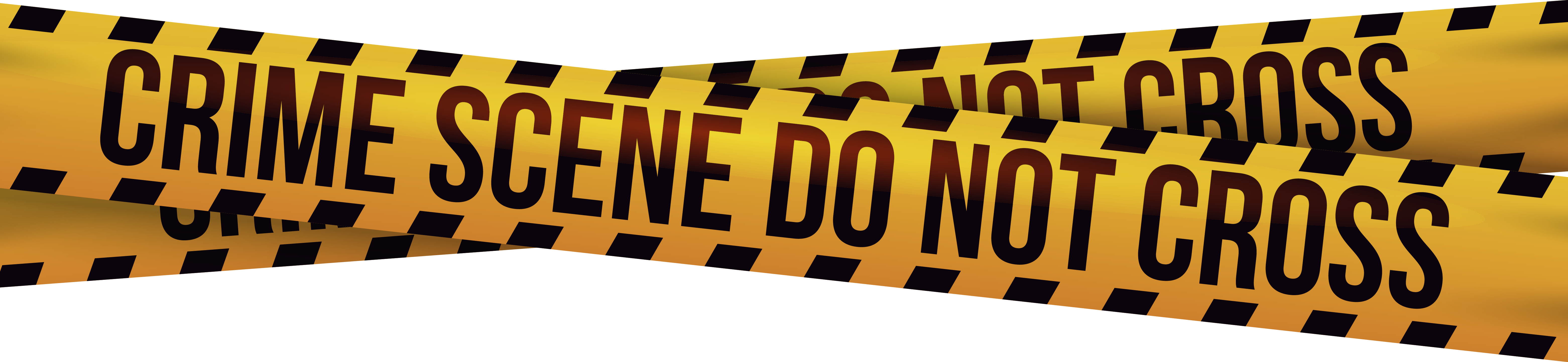 Police Tape PNG Transparent Image Download Size 6246x1440px