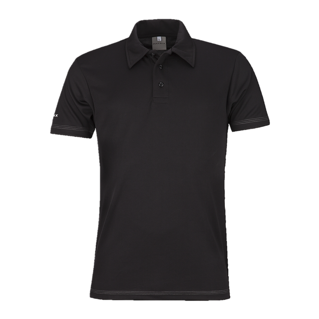 Black polo shirt PNG image