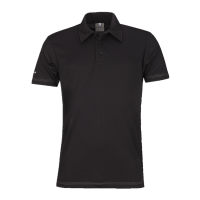 Black polo shirt PNG image
