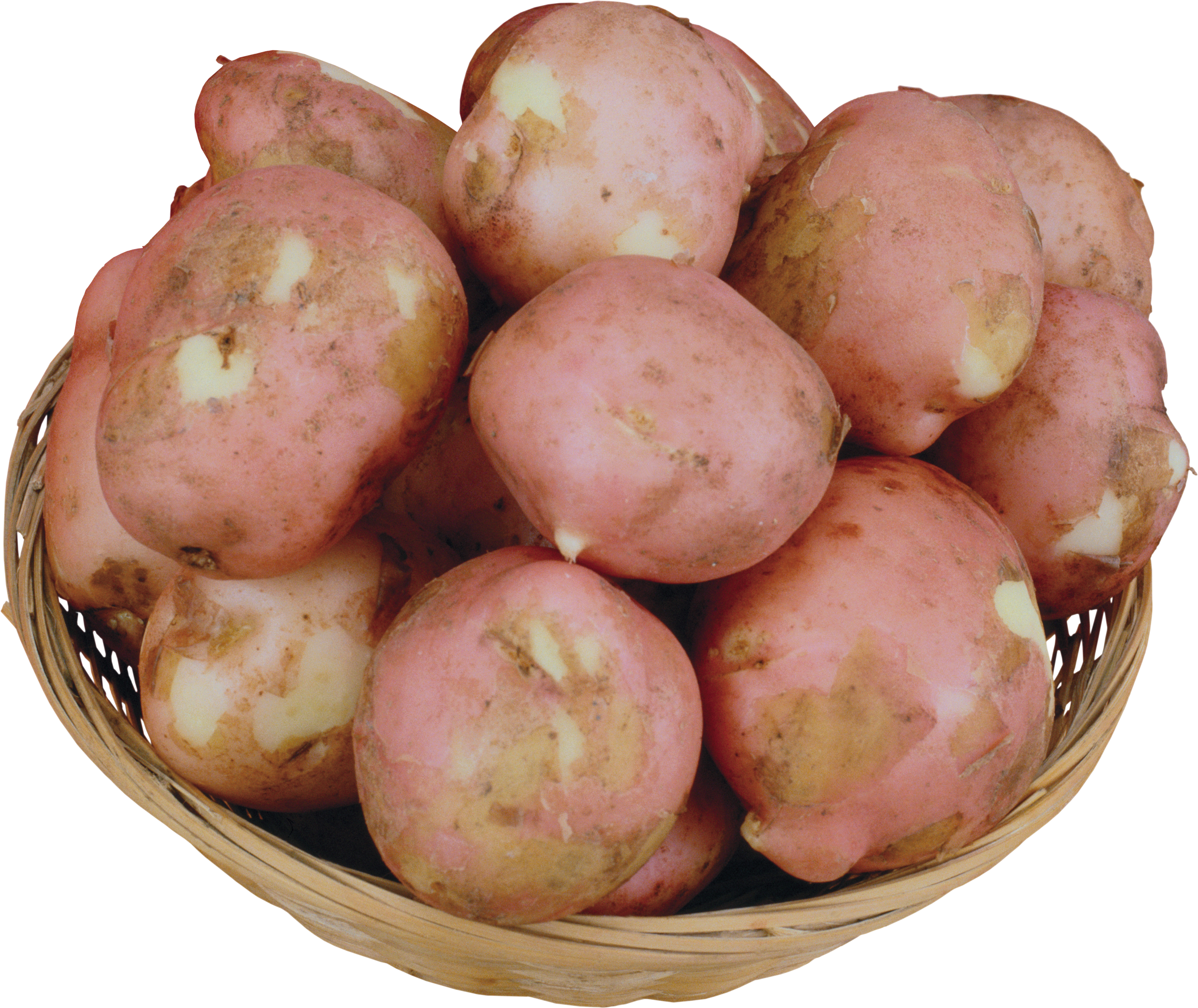 Potatoes PNG image in plate