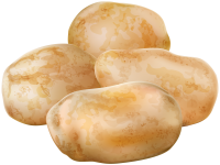 fresh potatoes in bag PNG