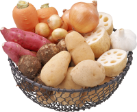 Potatoes with vegetables PNG
