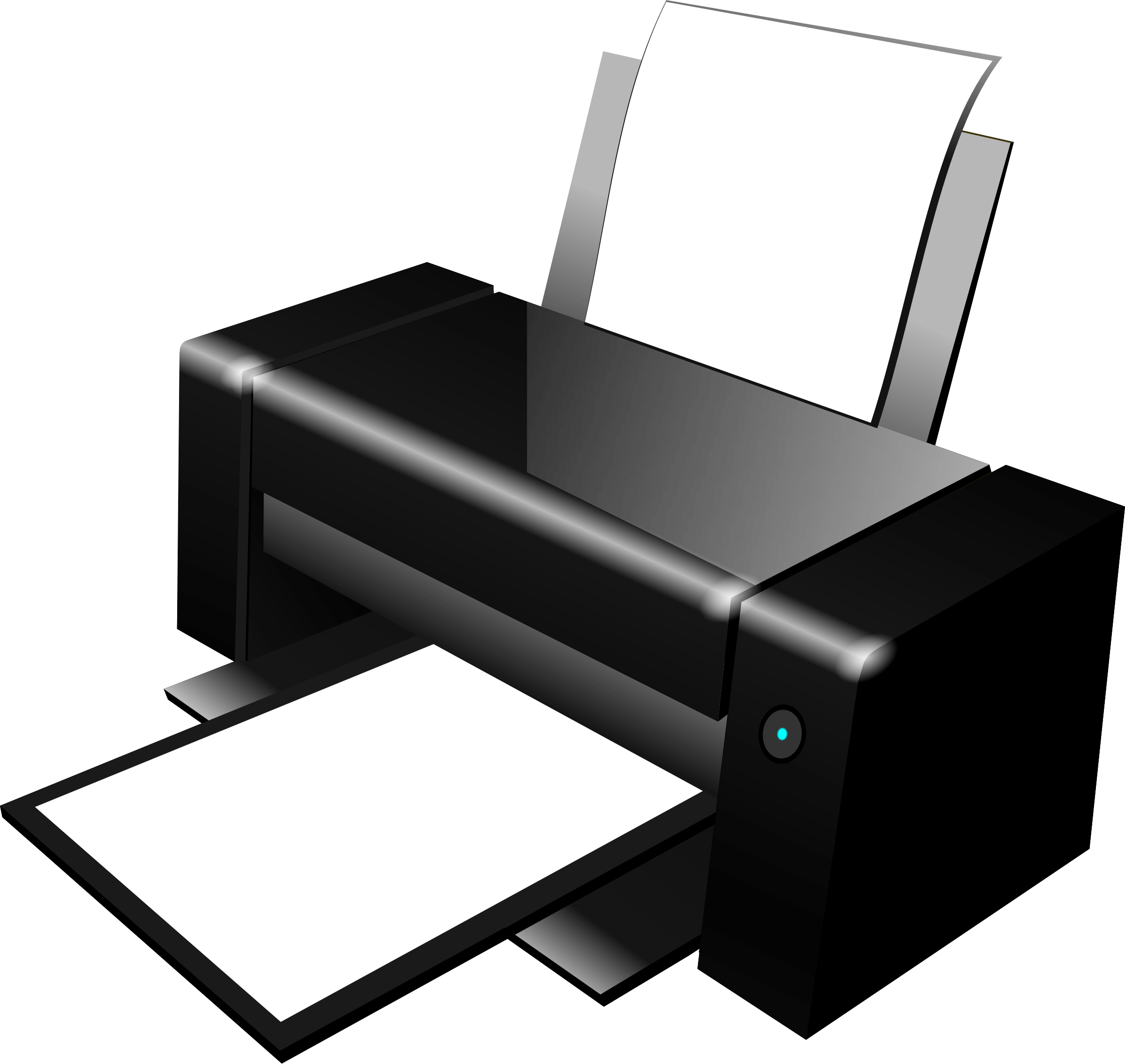 Printer PNG transparent image download, size: 2400x2270px