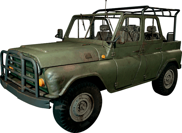 PUBG car PNG transparent image download, size: 703x514px