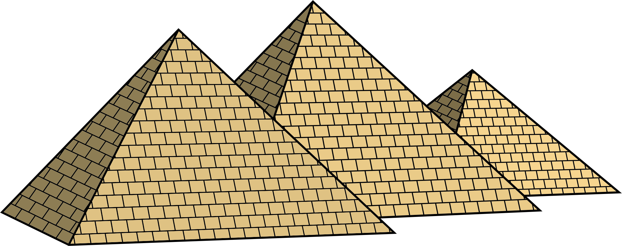 Pyramid Png Transparent Image Download Size 2134x846px