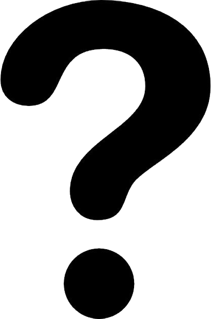Question mark PNG, ? icon PNG black