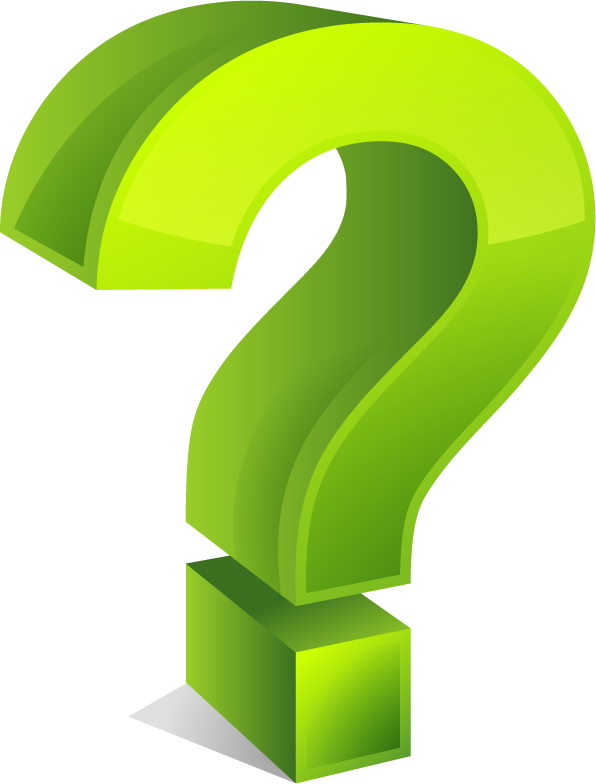 green Question mark PNG
