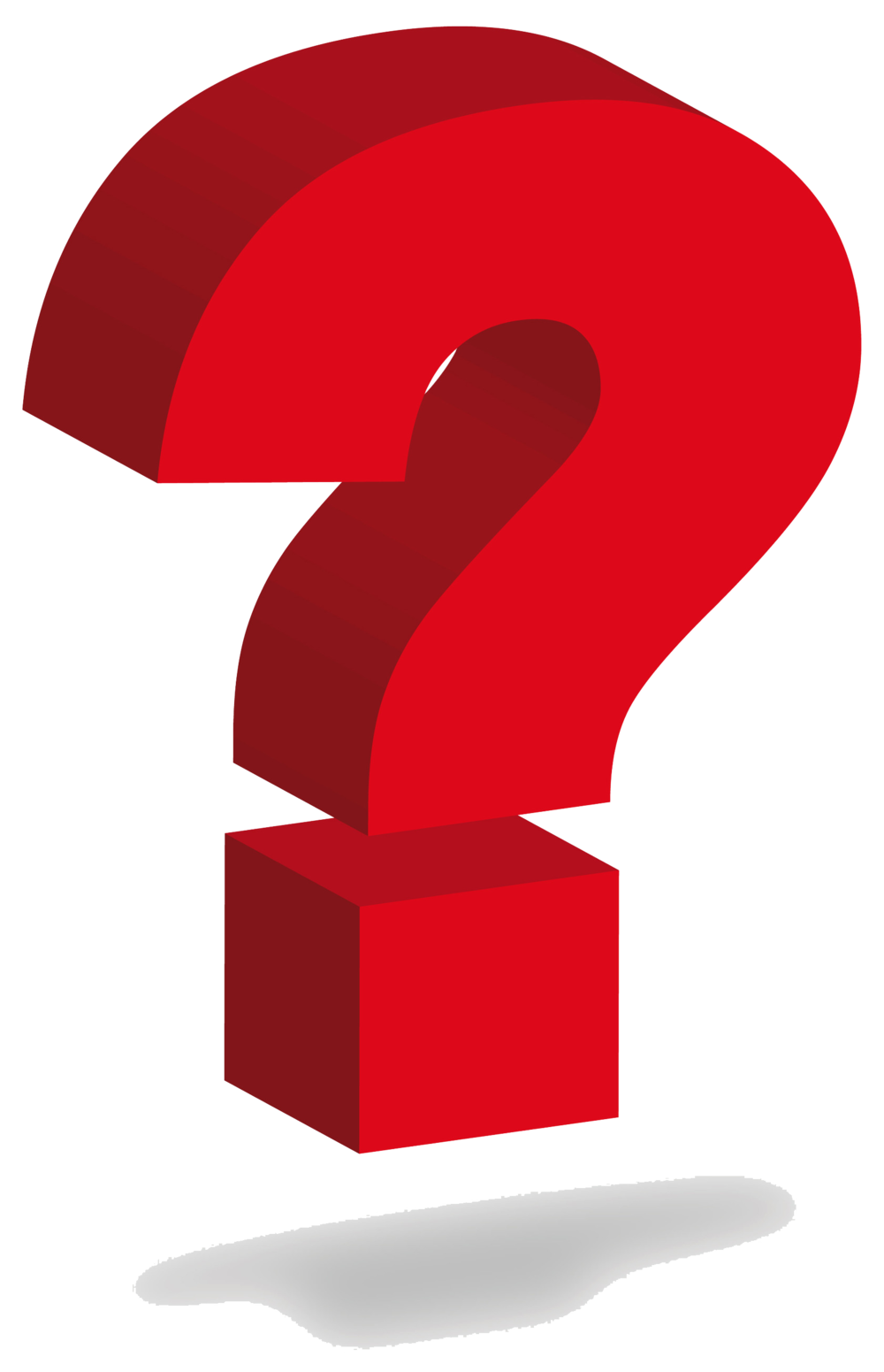 red Question mark PNG, ? PNG
