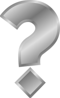grey Question mark PNG