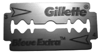 Razor blade Gillette PNG